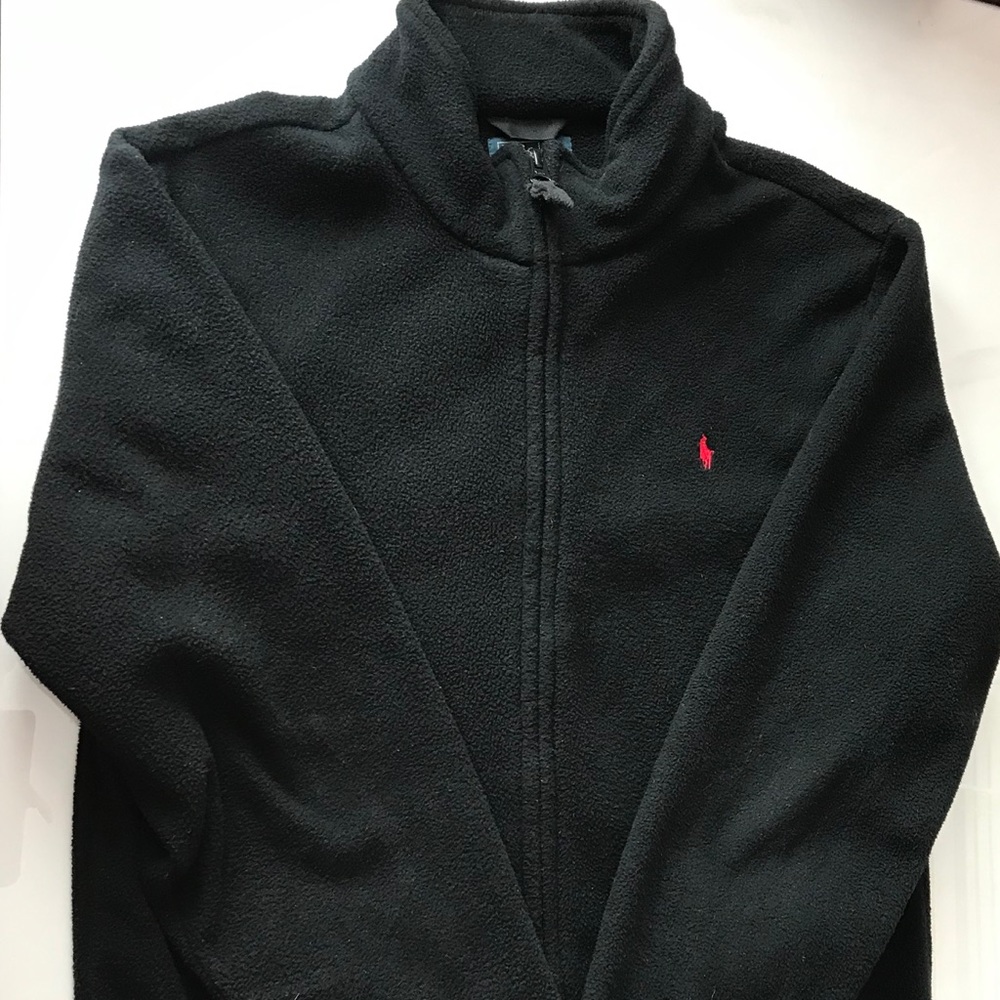 Polo by Ralph Lauren Black Fleece Jacket Youth L